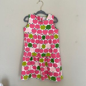 Baby Boden apple dress with bloomers 2T-3T